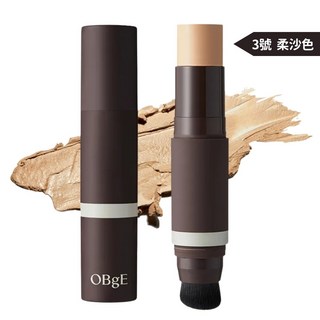 OBgE 自然遮瑕粉底棒, 柔沙色, 1個