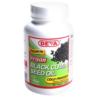 Deva Vegan優質黑種草籽油植物膠囊 無麩質 無糖, 90顆, 1罐