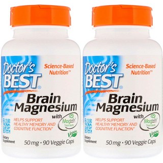 Doctor's BEST 鎂保健植物膠囊, 90顆, 2罐