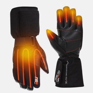 NSR 퓨처테크 플렉스 에보 발열장갑 풀세트(장갑+배터리2EA+충전케이블2EA) 겨울 방한, 1개, 블랙