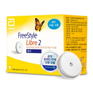 프리스타일 리브레 2 무채혈 연속 14일 혈당측정기, 1개, 프리스타일 리브레2