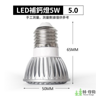 NOMOY PET LED補鈣曬背燈泡 5W 全光譜 UVA UVB 爬蟲燈 E27 銀色5.0版, 1個, 銀色5.0版LED太陽燈泡, 銀色5.0版LED太陽燈泡