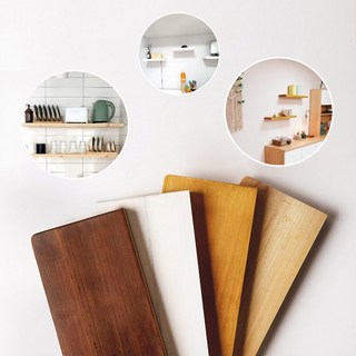 벽걸이 선반 인테리어 무지주 통원목 벽선반 300사이즈 1000사이즈, 1단, 월넛