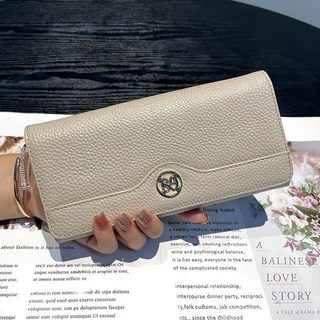 真皮大容量多卡位長夾，牛皮女士手拿包，招財皮夾禮物 168