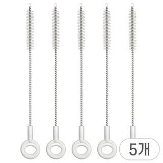 순수아 빨대 세척솔, 5개, 골드형