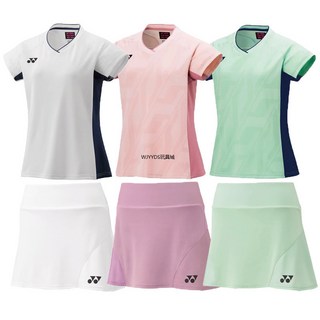 比賽系列 2025 YY 專業羽毛球球衣裙套裝夏季透氣上衣女式裙子