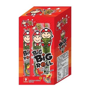 小老闆海苔卷盒裝 (原味/辣味/BBQ) 9條 共27g, 1個, 辣味  寄送一箱最多10盒