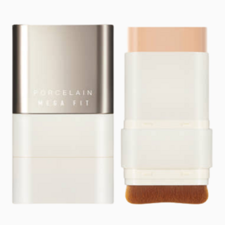 chosungah 瓷光光澤雙頭粉底棒，打造無瑕光澤肌，長效持妝，方便攜帶, BEIGE, 1個