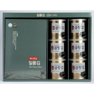 일품 조미 곱창김6캔 파래 전장김 5입 선물세트