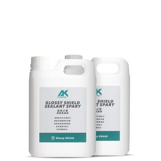 AK晶殼之盾-鍍膜維護劑 2.3L PQD 快速封體劑 水鍍膜 噴蠟 車身噴霧, 2個, 贈AK稀釋瓶+大出水噴頭+晶殼之盾貼紙