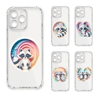 24H快速出貨 TRON 三星 A52/52s 可愛紙雕浣熊 四角防摔 軟殼 手機殼