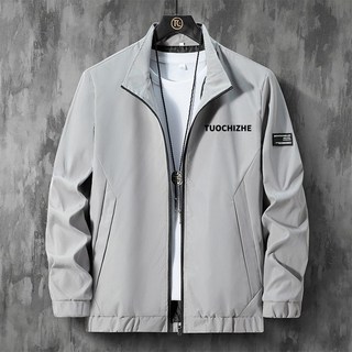 秋冬季外套 男新款風衣 立領 寬鬆 薄款夾克 男冬季 加絨加厚 棉襖外套 男棉衣