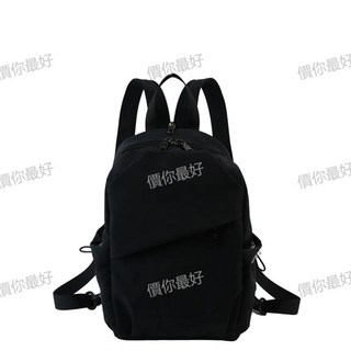 通懃包2025新款男女衕款時尚百搭便攜輕便多功能雙肩背胸包單肩包, 黑色大號