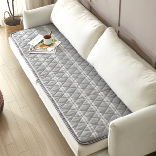 EMF 탄소 쇼파 전기장판 소파 전기매트 1인용 캠핑 여행 카본 방석, 3인용 50x155, 라인그레이