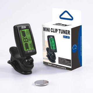 ENO 夾式調音器 ET-37 可調頻 可適用 全頻 吉他 貝斯 小提琴 烏克麗麗, 1個