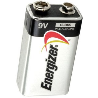 【文具通】Energizer 勁量 鹼性 電池 9V 1粒入 環保包 Q2010117, 1個