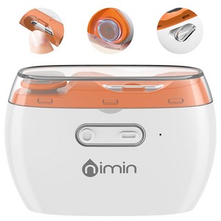 nimin 자동 손톱깎이 전동 손톱깎이 손톱 갈이 손톱 샌딩 다듬기 손톱 정리 도구 세트 D606, 1개, 화이트
