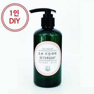 [더위치] 더위치 1인 DIY 이엠주방세제만들기키트 250ml 비대면교육 천연주방세제, 1개