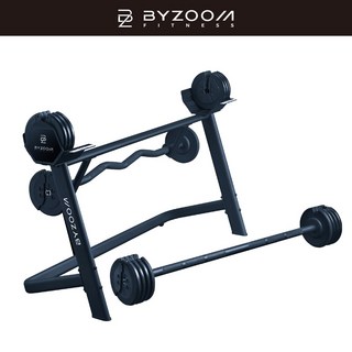 BYZOOM Fitness 80LB速調式槓鈴 健體巨獸Zack推薦 居家重訓首選 現貨熱賣, 1個