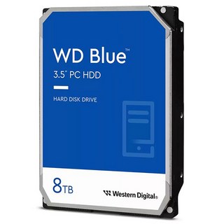 Western Digital 威騰 3.5吋PC硬碟 藍色, WD80EAAZ, 8TB
