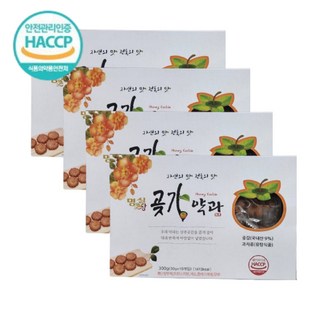 자연e랑 상주 곶감 찹쌀 약과 실속형 담백한 전통과자 HACCP 부모님 명절 간식 선물, 40개, 30g