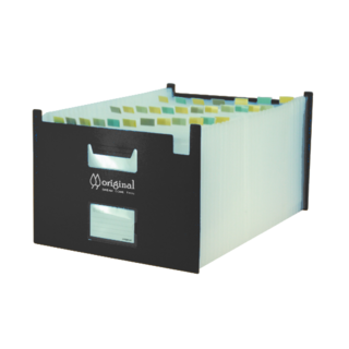 【Databank】A4站立式31層風琴夾 多層資料夾 分類文件夾 檔案夾 資料收納 (OT-A431), 黑色, 1個