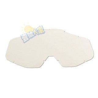 百分百100%風鏡 越野風鏡 擋風鏡 滑雪眼鏡 越野機車風鏡 戶外騎行護目鏡 DH速降越野頭盔風鏡, 1個, 透明鏡片一張（單獨鏡片）