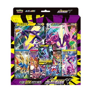 포켓몬카드 소드&실드 더블 점보 카드 세트 스트린더 V, 1개