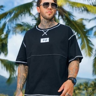 限量購 胖子 短袖 T恤 男裝 大碼 寬鬆 加肥 加大 肥佬 半袖 夏薄 新款 休閒 氣質 時尚 高顏值 Q7PZ