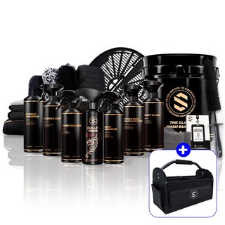 [+세차툴백] 더클래스 18종 셀프 세차 용품 자동차 실내외 손세차 디테일링 풀구성 세트