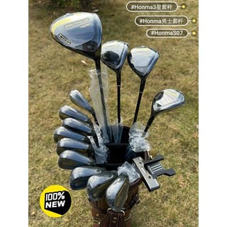 Honma 高爾夫 三星 S-07 男士球杆套裝, 長度跟度數請留言給賣家, 1度