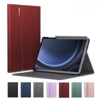 VISBYH 비스비 갤럭시탭 S10FE S9FE S9 북커버 케이스 10단각도조절 S펜수납동시충전, 레드, 1개
