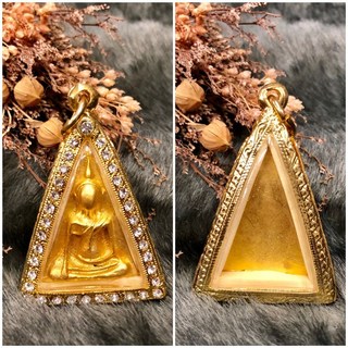 佛曆2558年 南帕亞廟女王佛 銅牌 權威 財富 平安, 詳見包裝, 詳見包裝