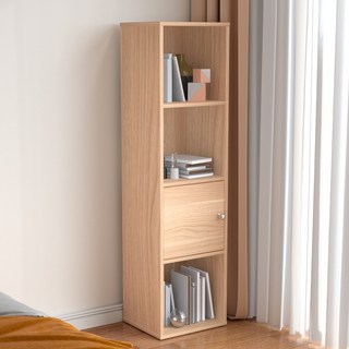 窄縫隙書櫃，附儲物櫃，收納櫃，置物櫃，簡約雜物儲物櫃, 窄身設計，適配小空間