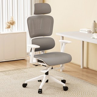 투에스리빙 풀메쉬 인체공학 3D 허리 편한 게이밍 컴퓨터 의자, 그레이B