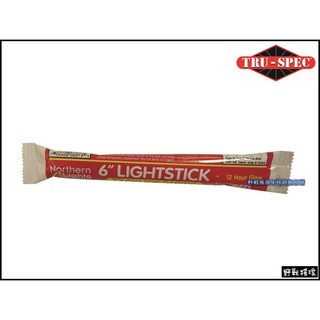 野戰搖滾-生存遊戲 美國 TRU-SPEC 軍規6吋螢光棒 黃色 美國製 登山露營戶外照明手電筒信號棒螢光條發光條, 紅色, 1個