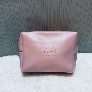 皮革防水化妝包 可手提洗漱包 旅行收納包