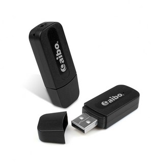 AIBO 二合一 USB AUX 藍牙音源接收器 藍牙播放器 OO-50BD5, 黑