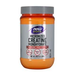 NOW Foods 水合型肌酸粉, 1罐, 500g