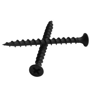 木螺絲 喇叭頭(鎖南方松專用) 黑磷 可鎖各類木頭使用 粗牙, 1個, #8X3"(500支)