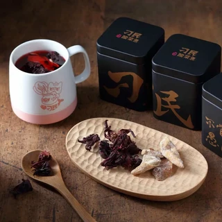 張吳記 酸菜魚洛神花茶 花果香氣 酸甜平衡 精美罐裝 96g 6入組, 1套, 6個裝