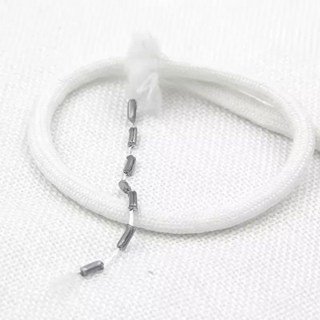 커튼집게 고리 핀 리드 로프 코팅 커튼 화이트 면사 넣어 하단 명주 그물 무게