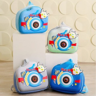 【包 您無憂 】奧特曼書包閃燈幼兒園寶寶小班兒童男童卡通男孩蛋殼背包雙肩包