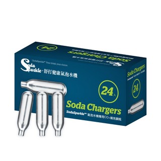 SodaSparkle 澳洲 氣泡水機 專用CO2鋼瓶 24入贈24入