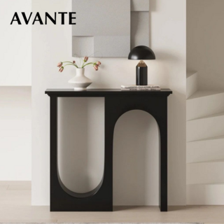 헤리안 고급스러운 콘솔 미니 현관 슬림 엔틱 테이블 장식장 거실 포인트가구 데스크, 밀크, 대형