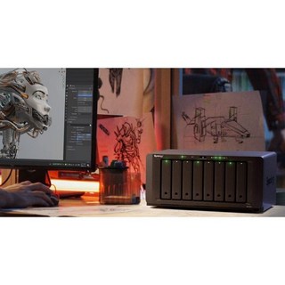 시놀로지 8베이 디스크스테이션 DS1821 디스크 없음 4GB DDR4, 1개