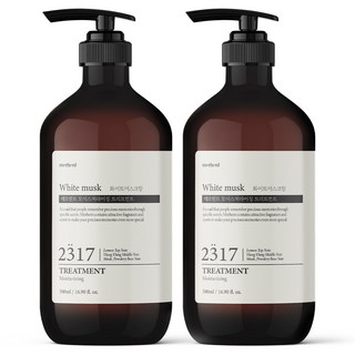 메르헨트 모이스처라이징 트리트먼트 화이트머스크향, 2개, 500ml