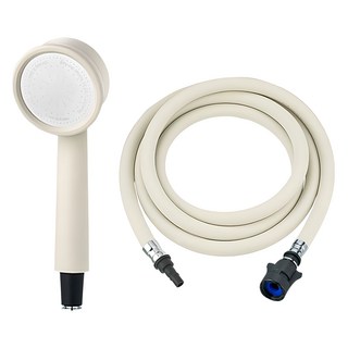 닥터워터 국내 제조 원터치 디자인 샤워헤드 + 샤워호스 세트 2M, 1개, CREAM IVORY