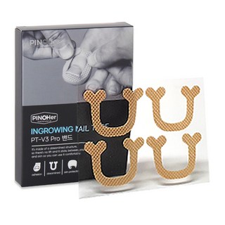 PINCHer 內嵌甲護理 PT-V3 貼片 52入, 1個