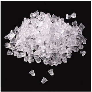 실리콘 귀걸이 클러치 4mm 200개(1팩)